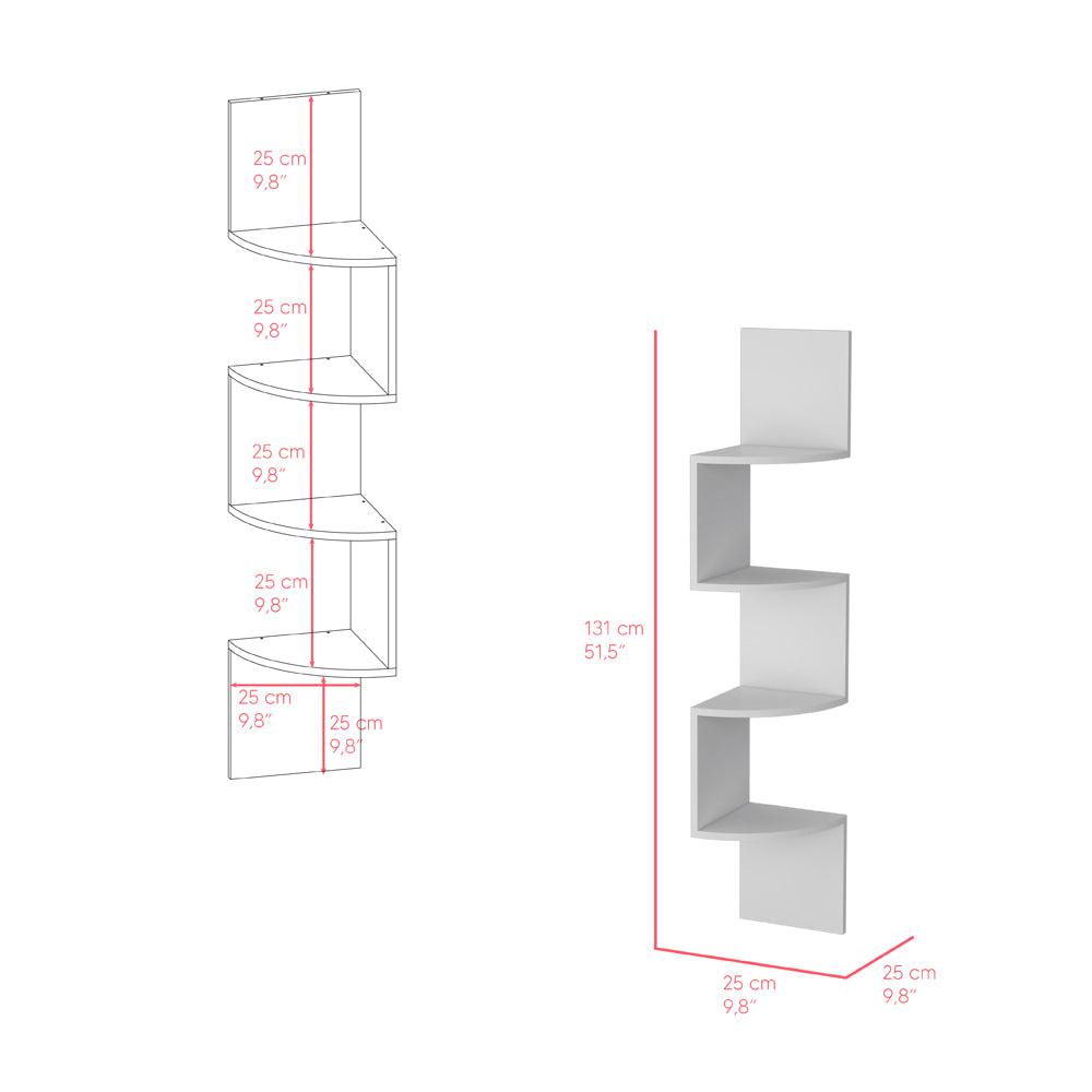 Shelf Crestone, Living Room, White. Picture 3