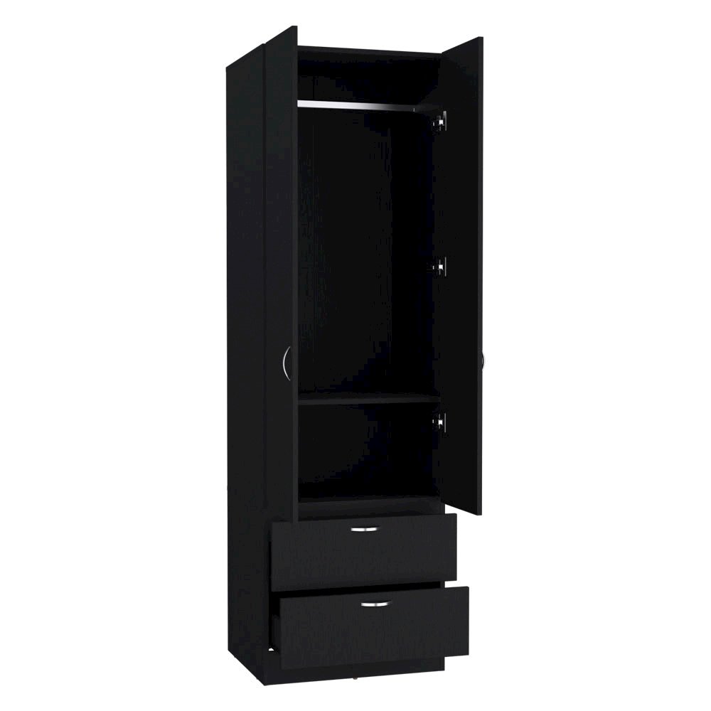 Armoire Marlton, Bedroom, Black. Picture 6