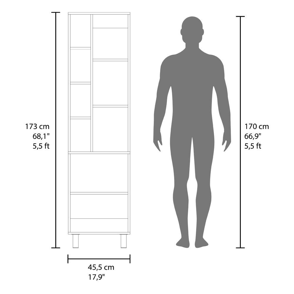 Delta Storage Cabinet, Bathroom, White. Picture 6