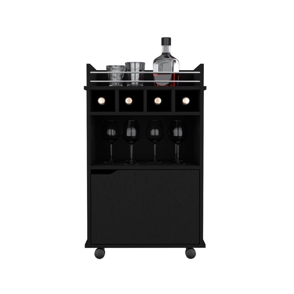 Bar Cart Kinsley, Living Room, Black. Picture 7