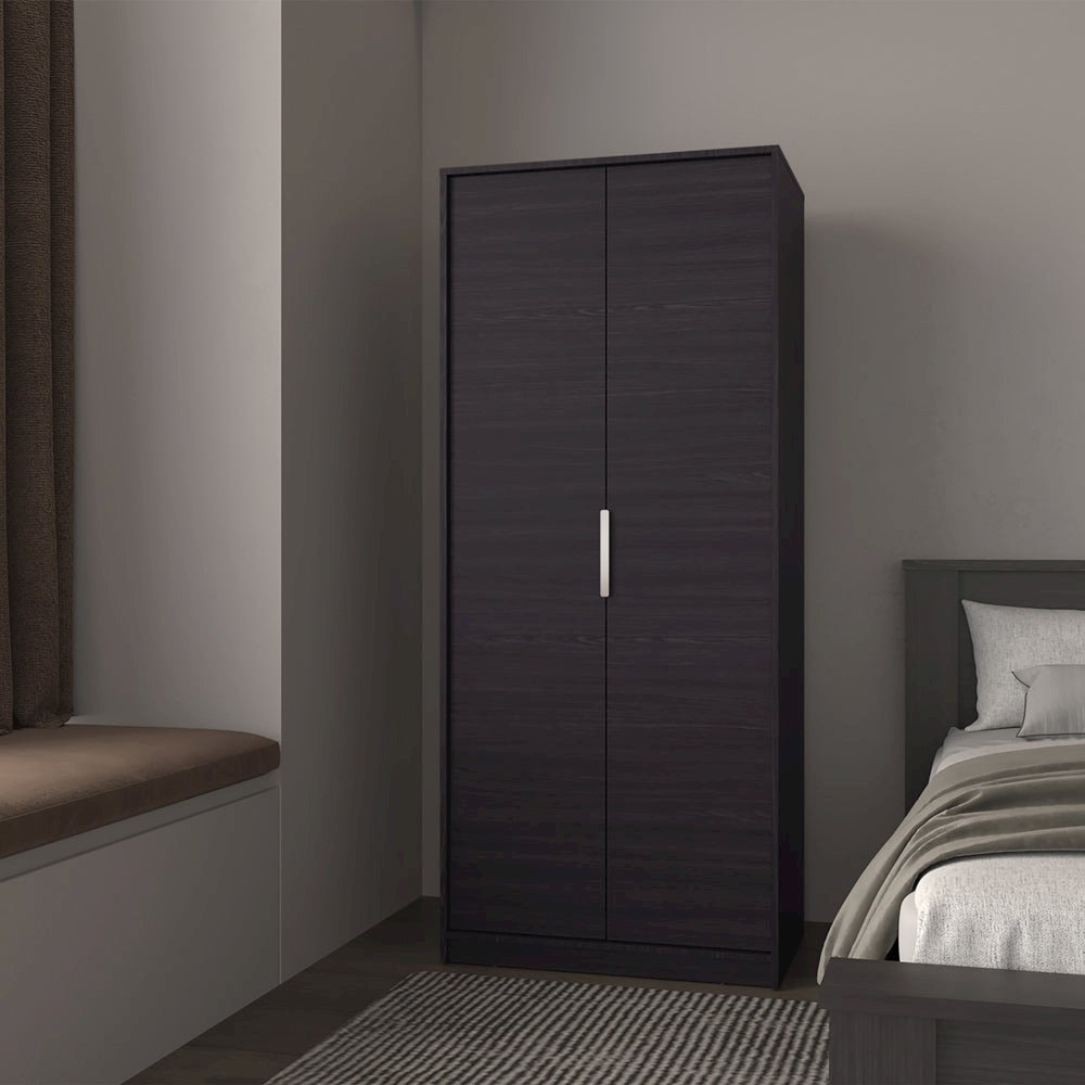 Trappe Eco Armoire, Bedroom, Black. Picture 2