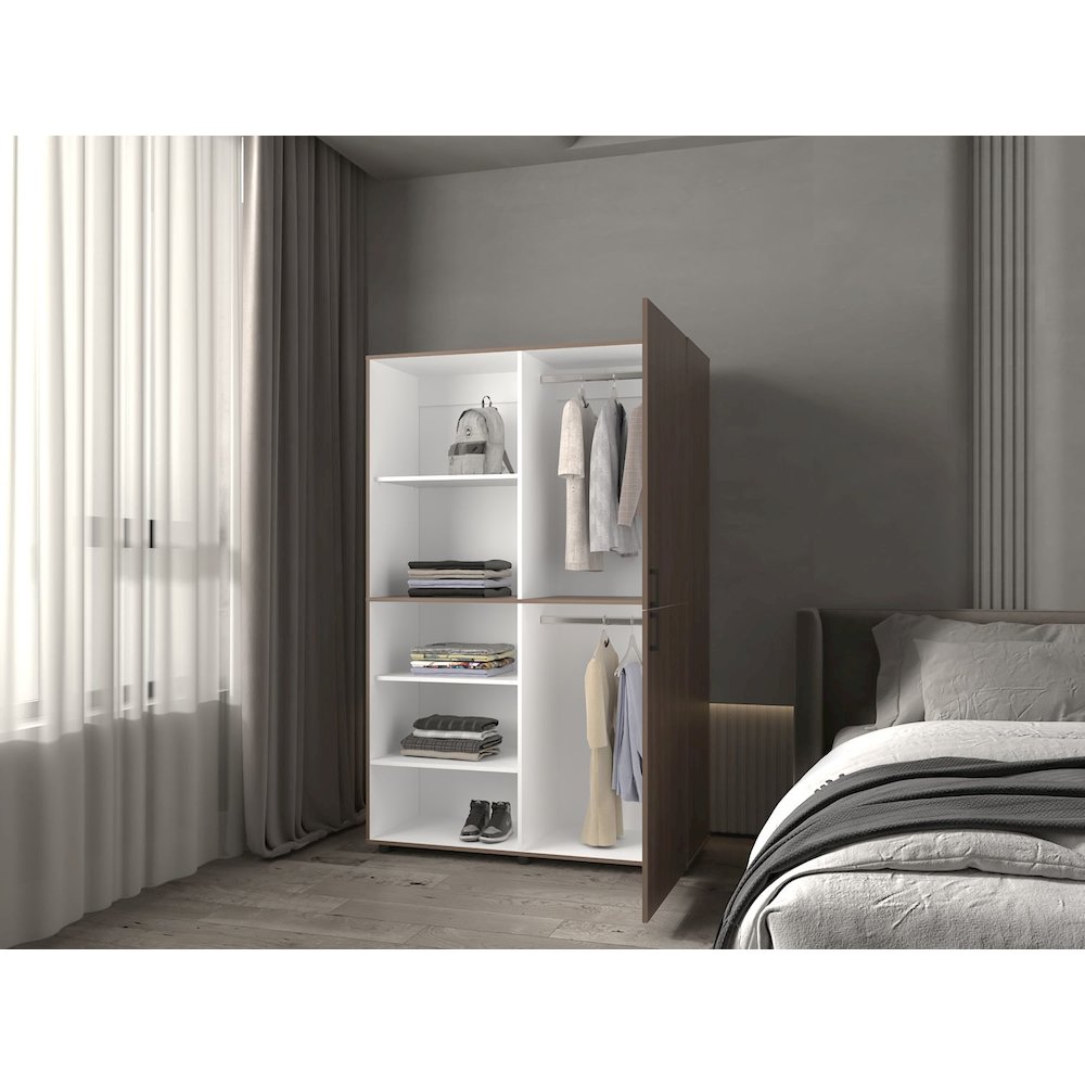 Tunica Armoire, Bedroom, Milan/ White. Picture 3