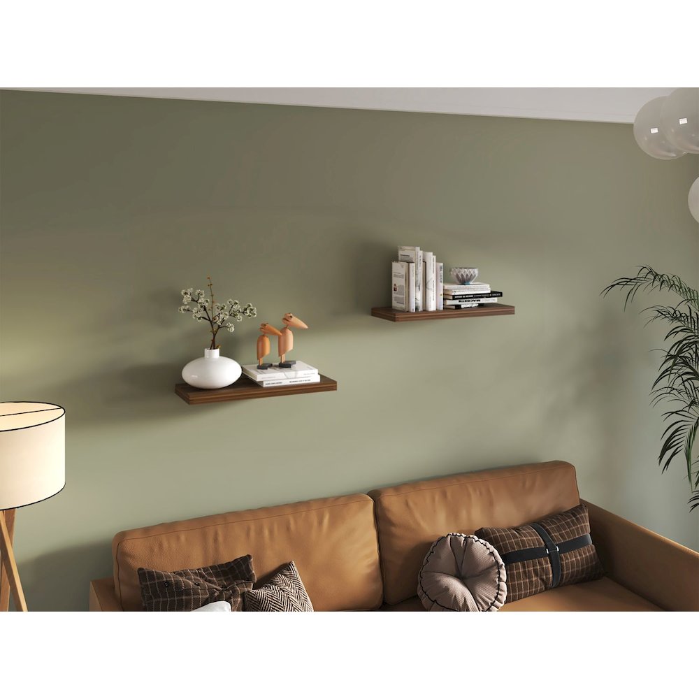 Floating Shelf Dallas, Living Room, Caramel. Picture 2