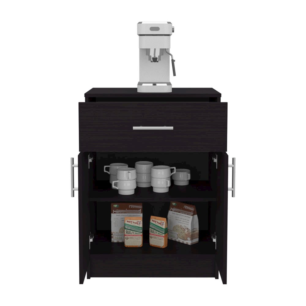 Coffee Cart Netal, Black. Picture 3