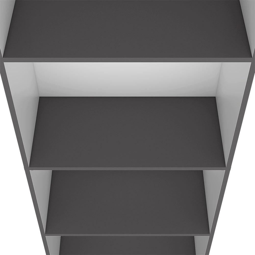 Bookcase Benzoni, Office, Matt Gray / White. Picture 5
