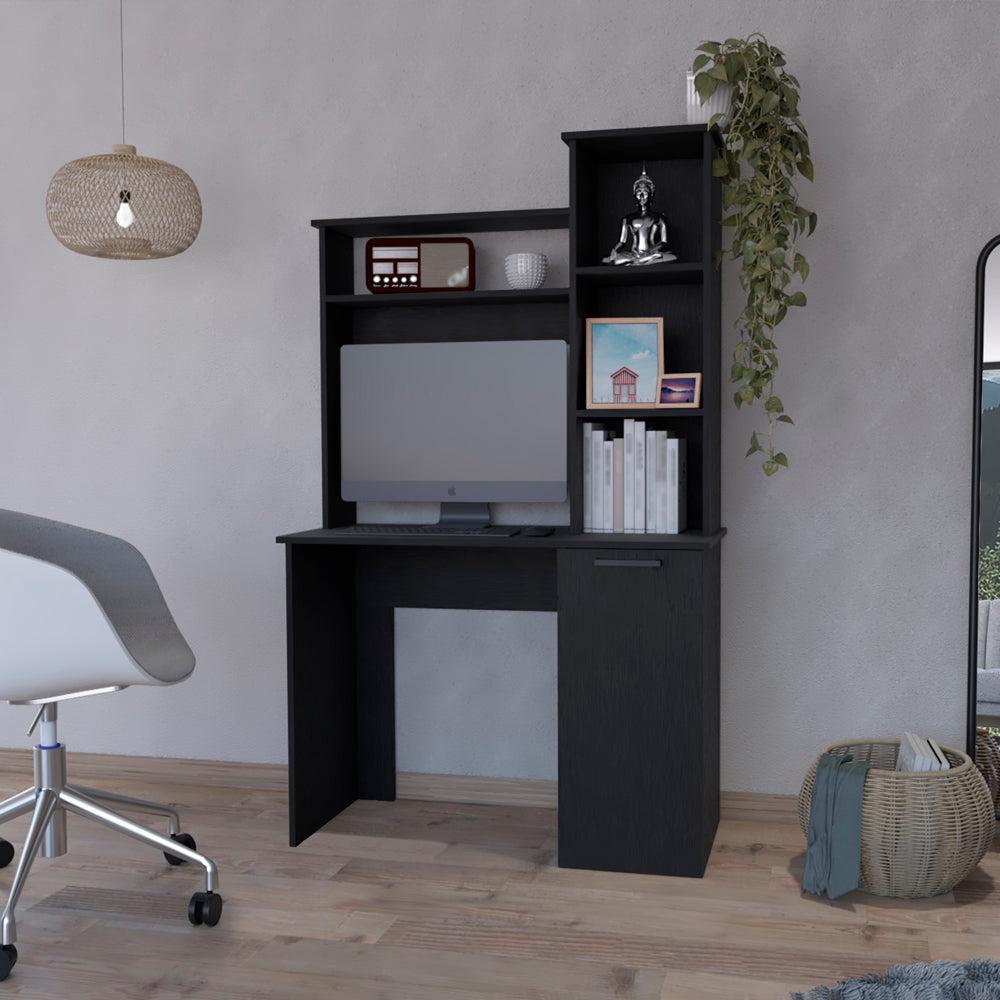 Computer Desk Dumas, Office, Black. Picture 6