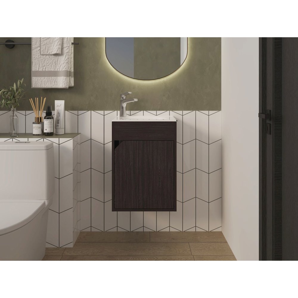 Hudson Vanity Sink, Bathroom, Black. Picture 5