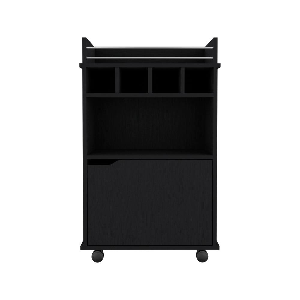 Bar Cart Kinsley, Living Room, Black. Picture 1