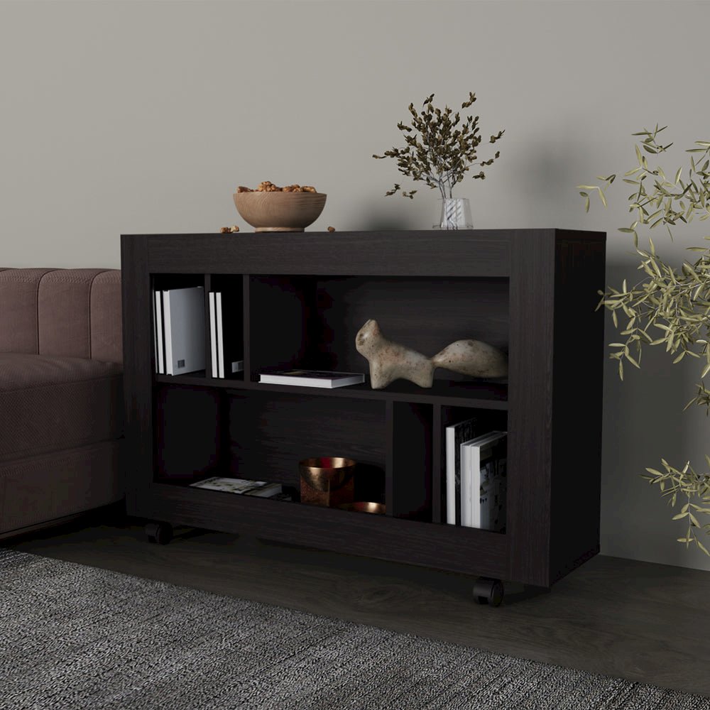 Norwood Table Cart, Living room, Black. Picture 4