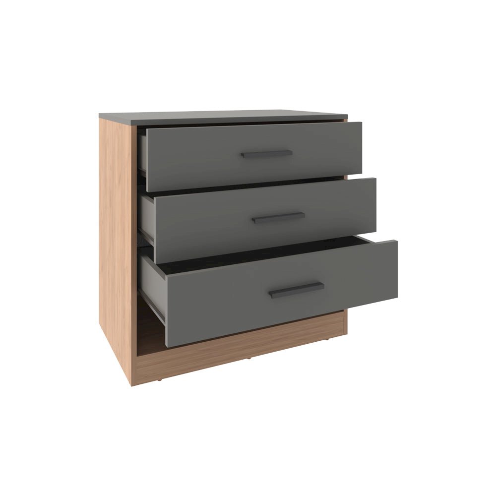 Fraser Dresser, Matt Grey/Macadamia. Picture 4