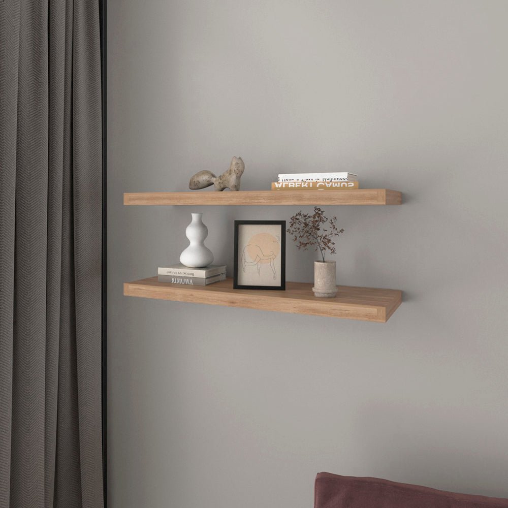 Floating Shelf Dallas, Living Room, Pine. Picture 2