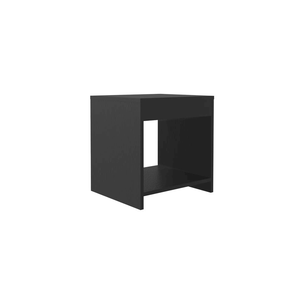 Nightstand Elaine, Bedroom, Black. Picture 4