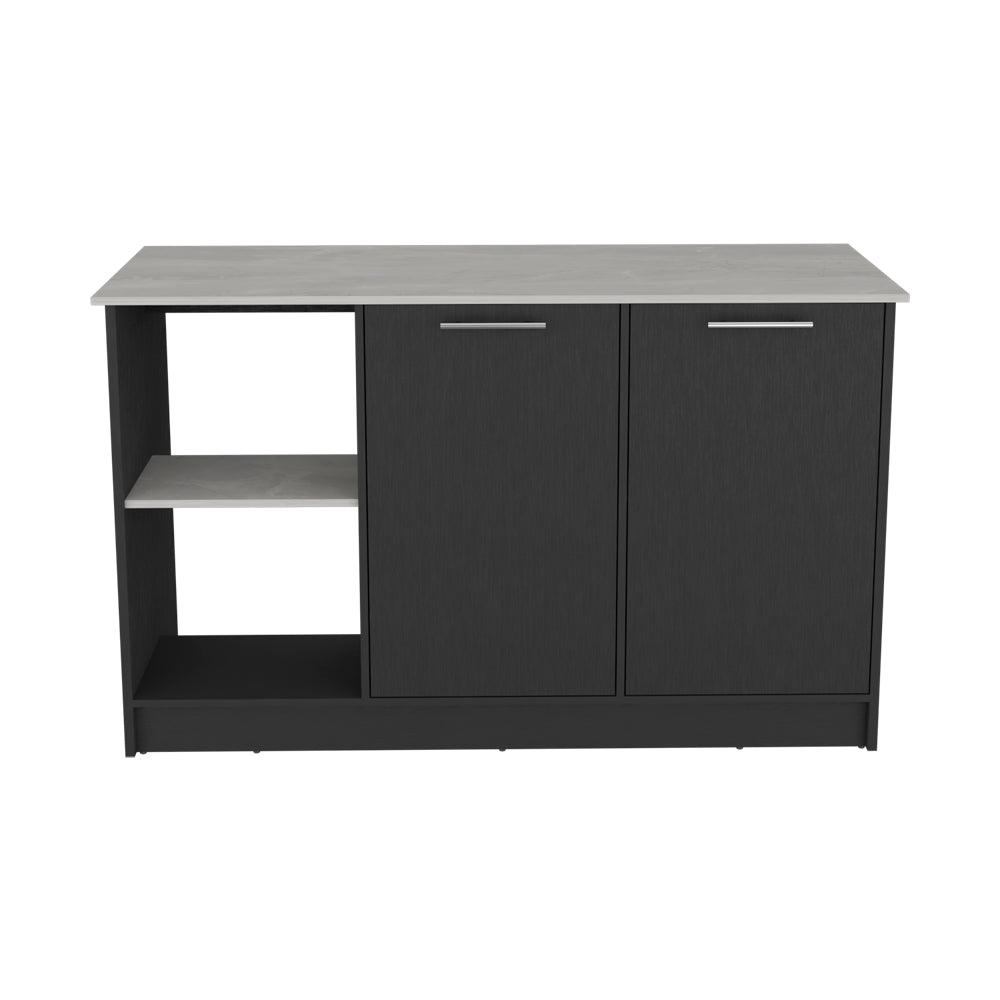 Kitchen Island Padua, Kitchen, Black / Onyx. Picture 1