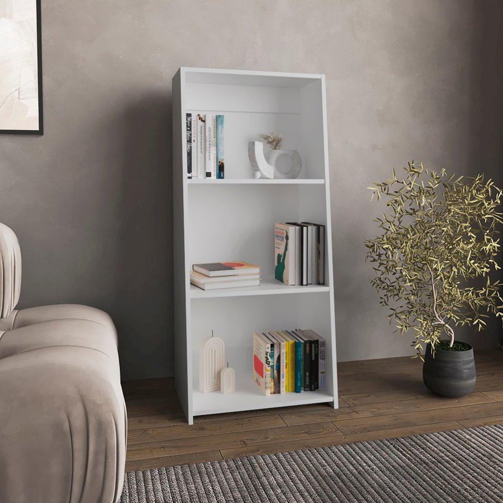 Bookcase Piney, Office, White. Picture 7