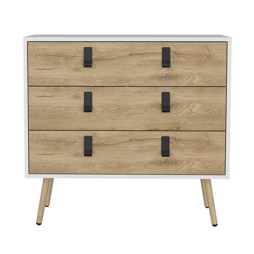 Dresser Magness, Bedroom, White / Macadamia. Picture 1