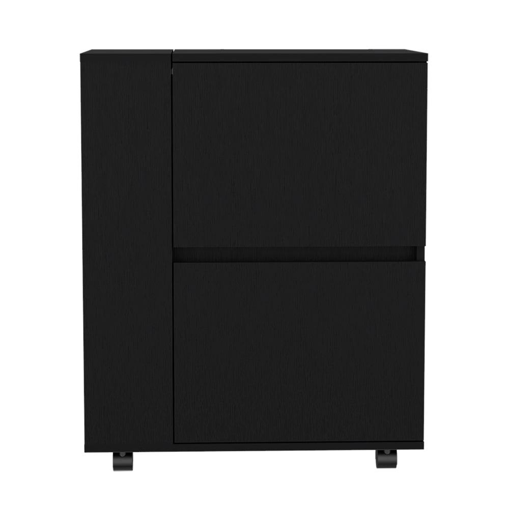 Bar Cart Belleville, Living Room, Black. Picture 1