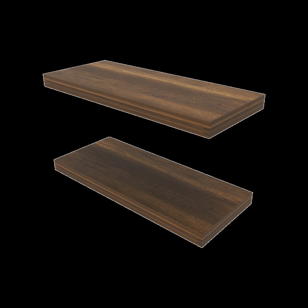 Floating Shelf Dallas, Living Room, Caramel. Picture 1