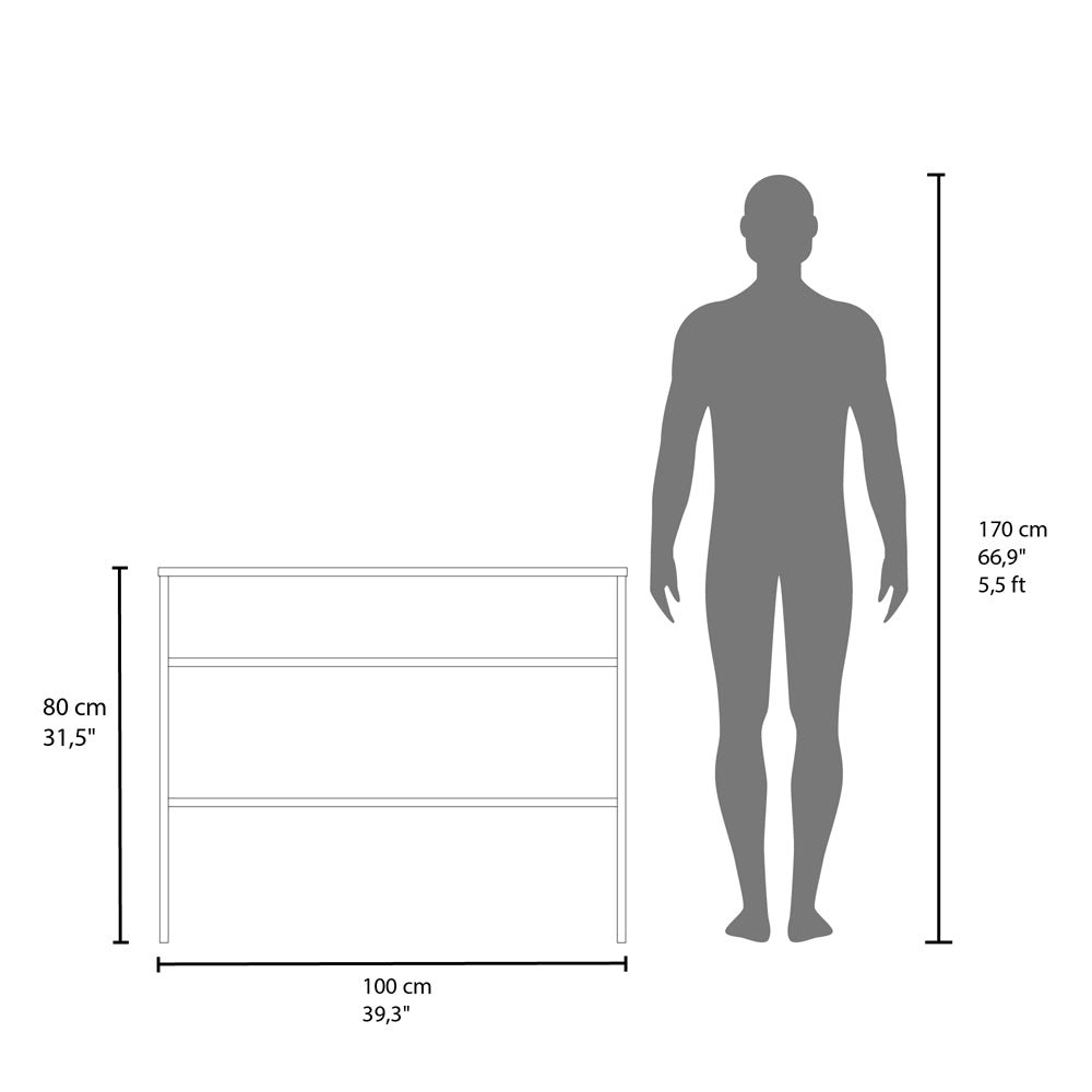 Console Table Richton, Living room, White. Picture 7