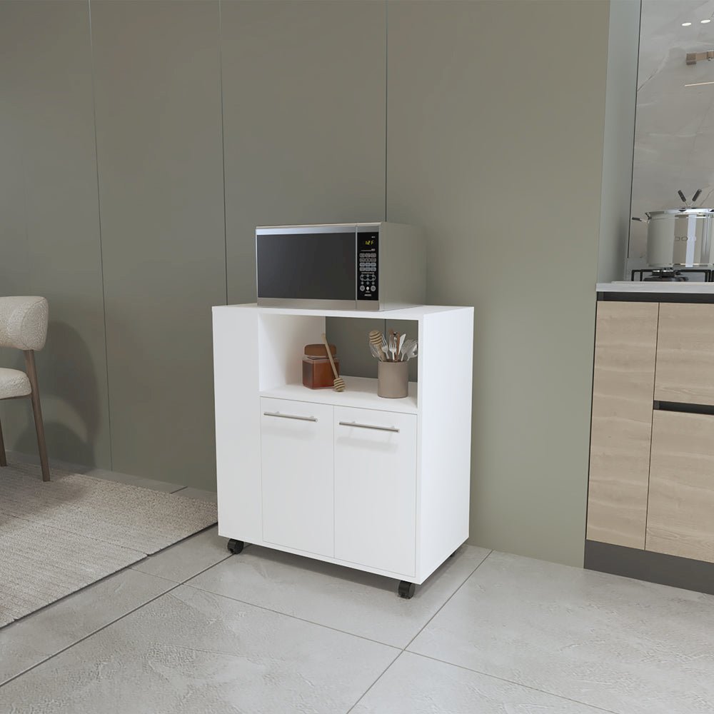 Bethesda Kitchen Cart, Kitchen, White. Picture 5