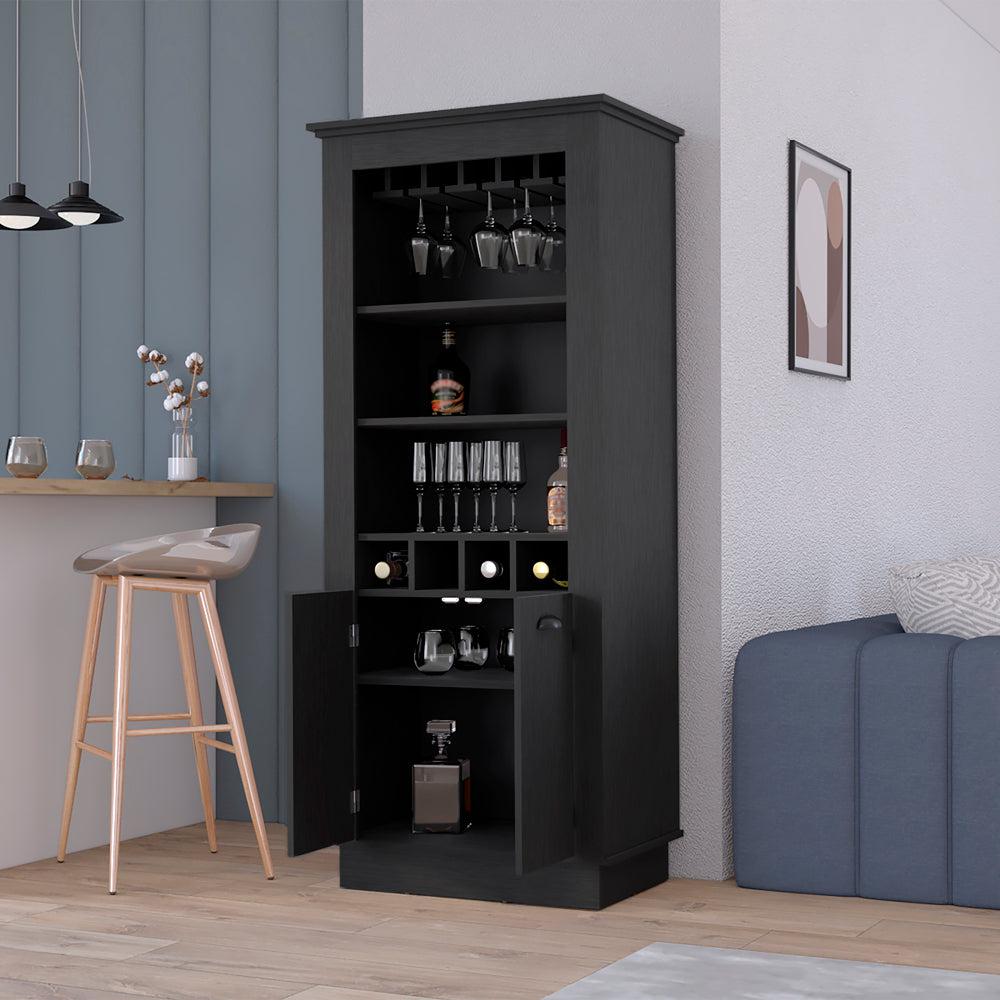 Bar Cabinet Provo, Living Room, Black. Picture 3