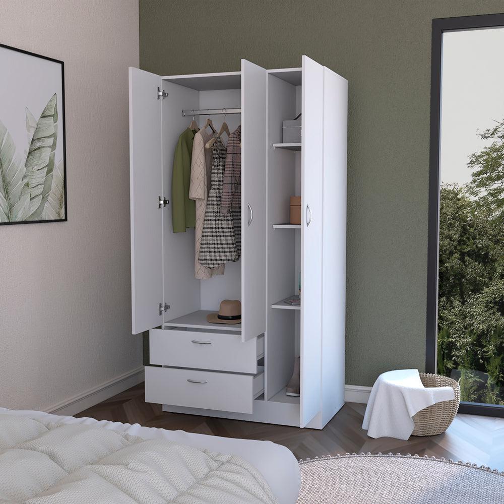 Armoire Haddam, Bedroom, White. Picture 5