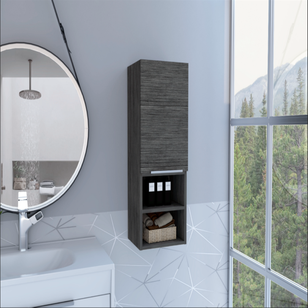 Medicine Cabinet Hazelton, Bathroom, Smoky Oak. Picture 1