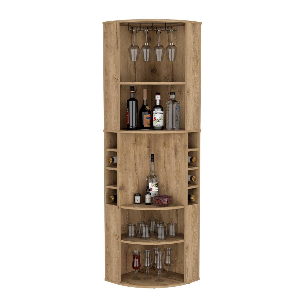 Bar Cabinet Jansen, Living Room, Macadamia. Picture 4