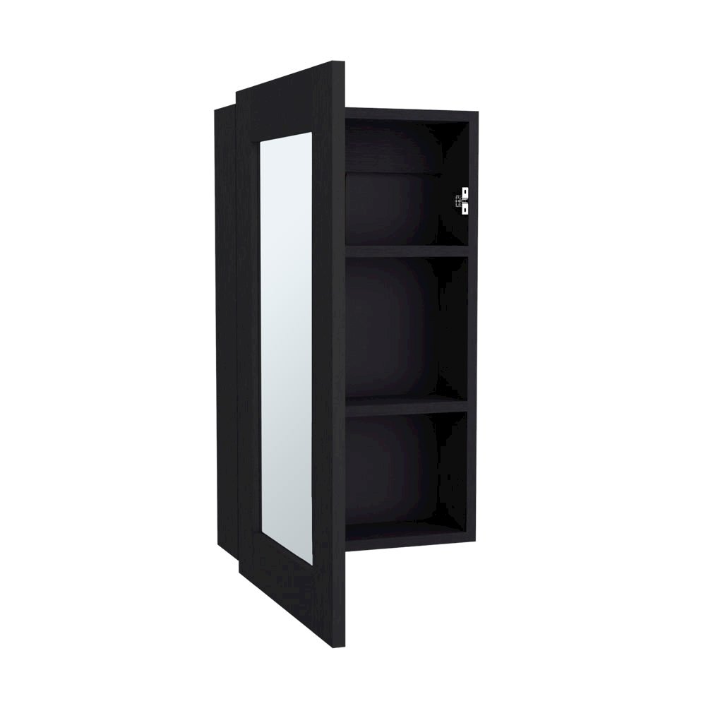 Medicine Cabinet Sanford, Bathroom, Black. Picture 6