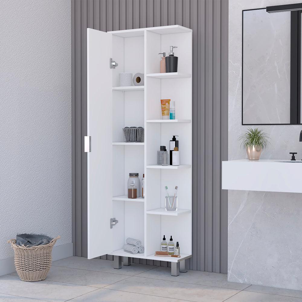 Linen Cabinet Sandy, Bathromm, White. Picture 5