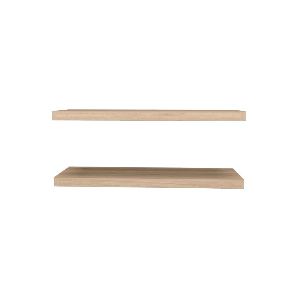 Floating Shelf Dallas, Living Room, Light Pine. Picture 1