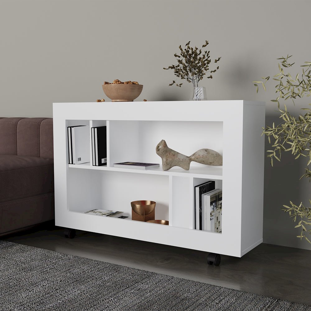 Norwood Table Cart, Living room, White. Picture 4
