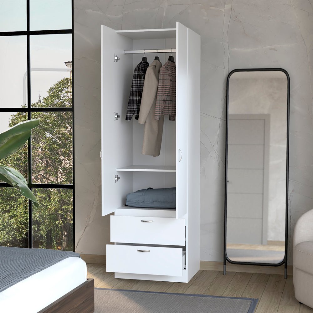Armoire Marlton, Bedroom, White. Picture 5