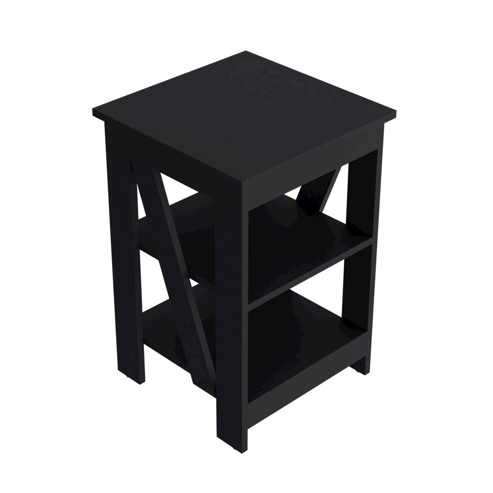 Side Table Rossville, Living Room, Black. Picture 7