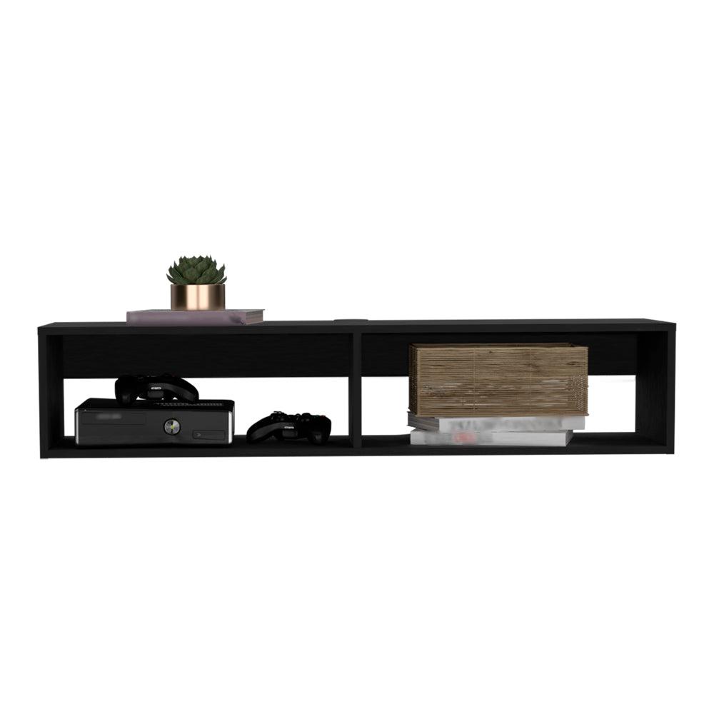 Entertainment Center Shelley, Living Room, Black. Picture 3