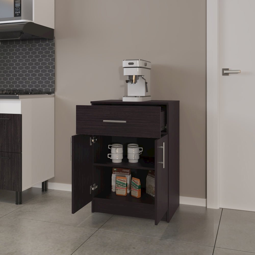 Coffee Cart Netal, Black. Picture 2