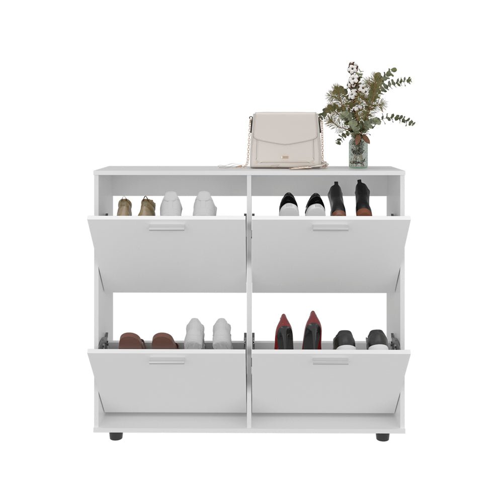 Deming Shoe Rack, Bedroom, Black. Picture 4