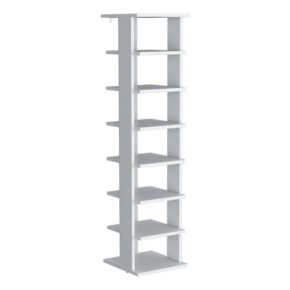 Banks  Shoe Rack Organizer, Badroom, White. Picture 3
