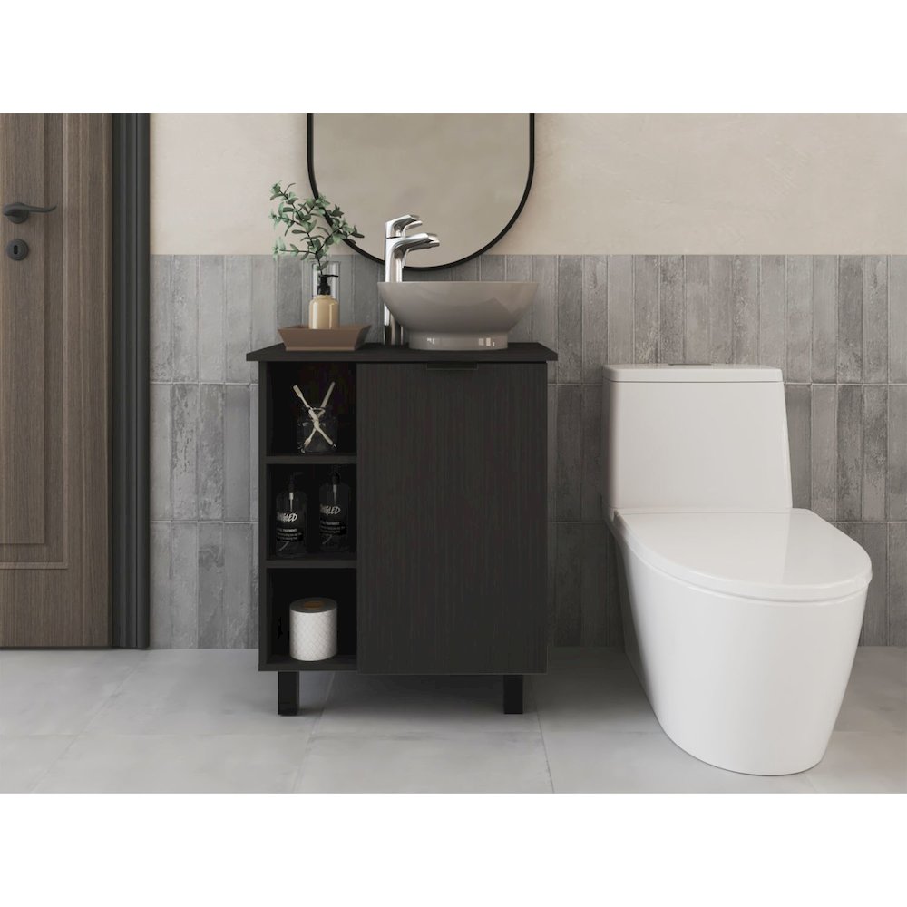 Stites Vanity Sink, Bathroom, Black. Picture 4