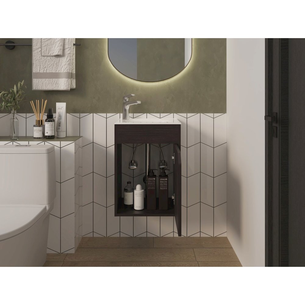 Hudson Vanity Sink, Bathroom, Black. Picture 7