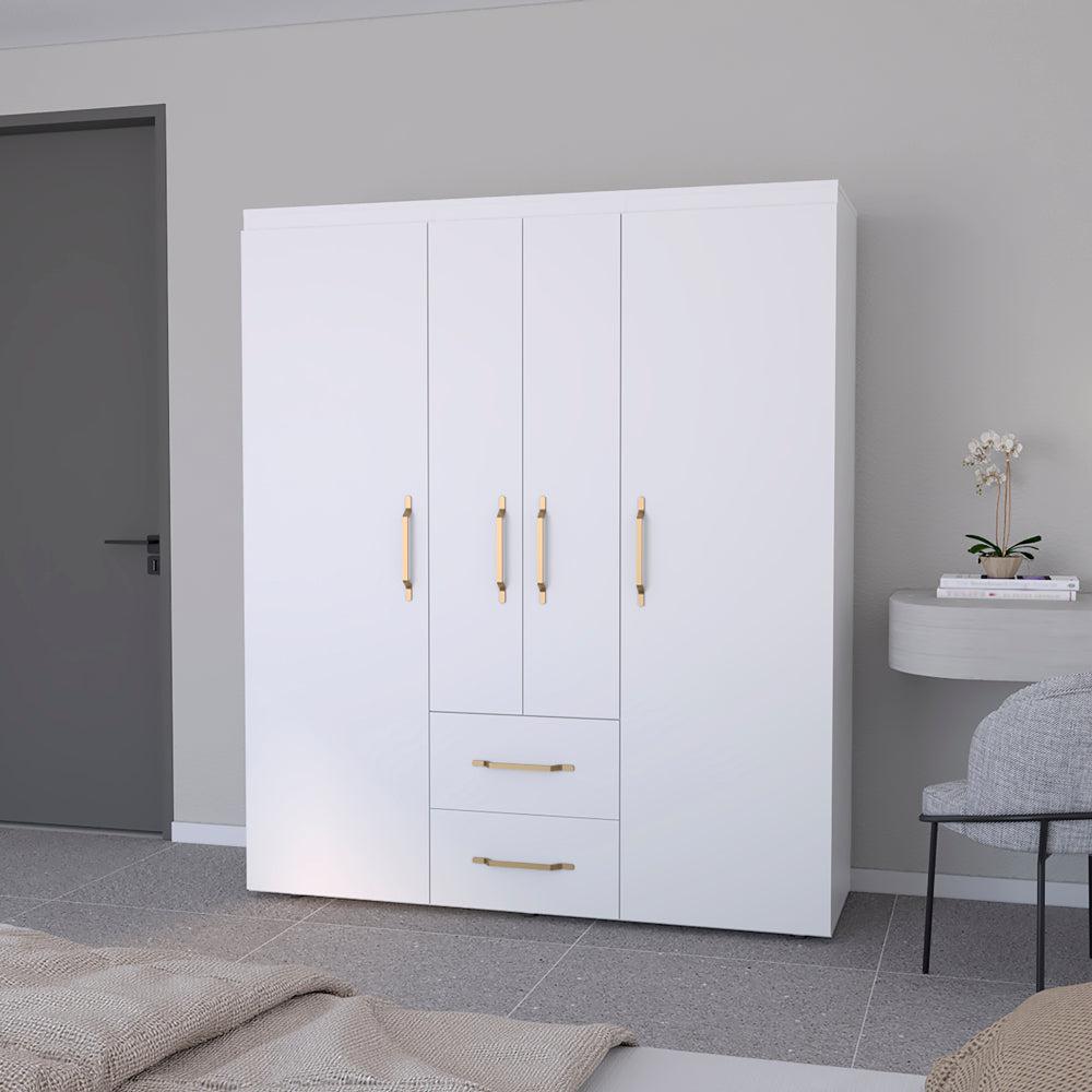 Armoire Elma, Bedroom, White. Picture 6