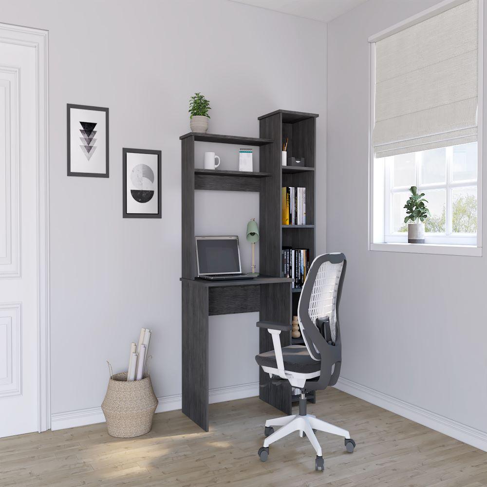 Desk Logan, Office, Smoky Oak. Picture 1