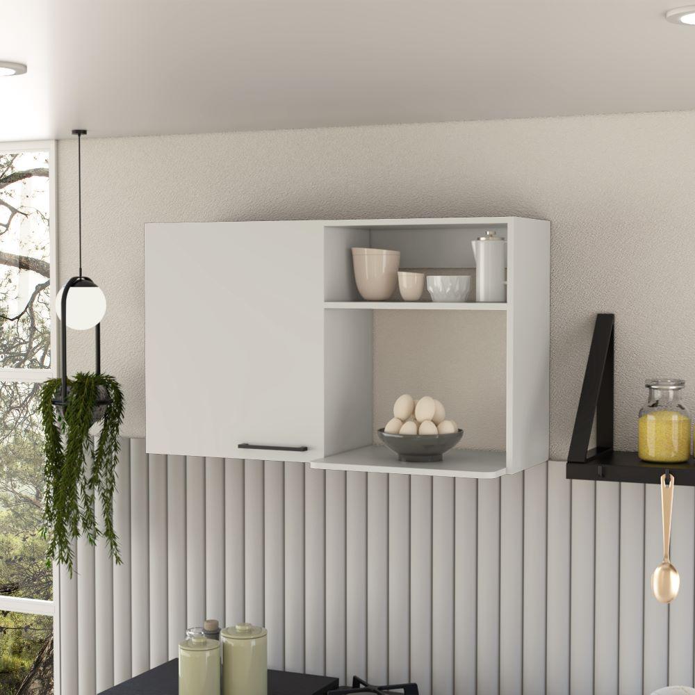 Kitchen wall cabinet Burwood, White Finish. Picture 1