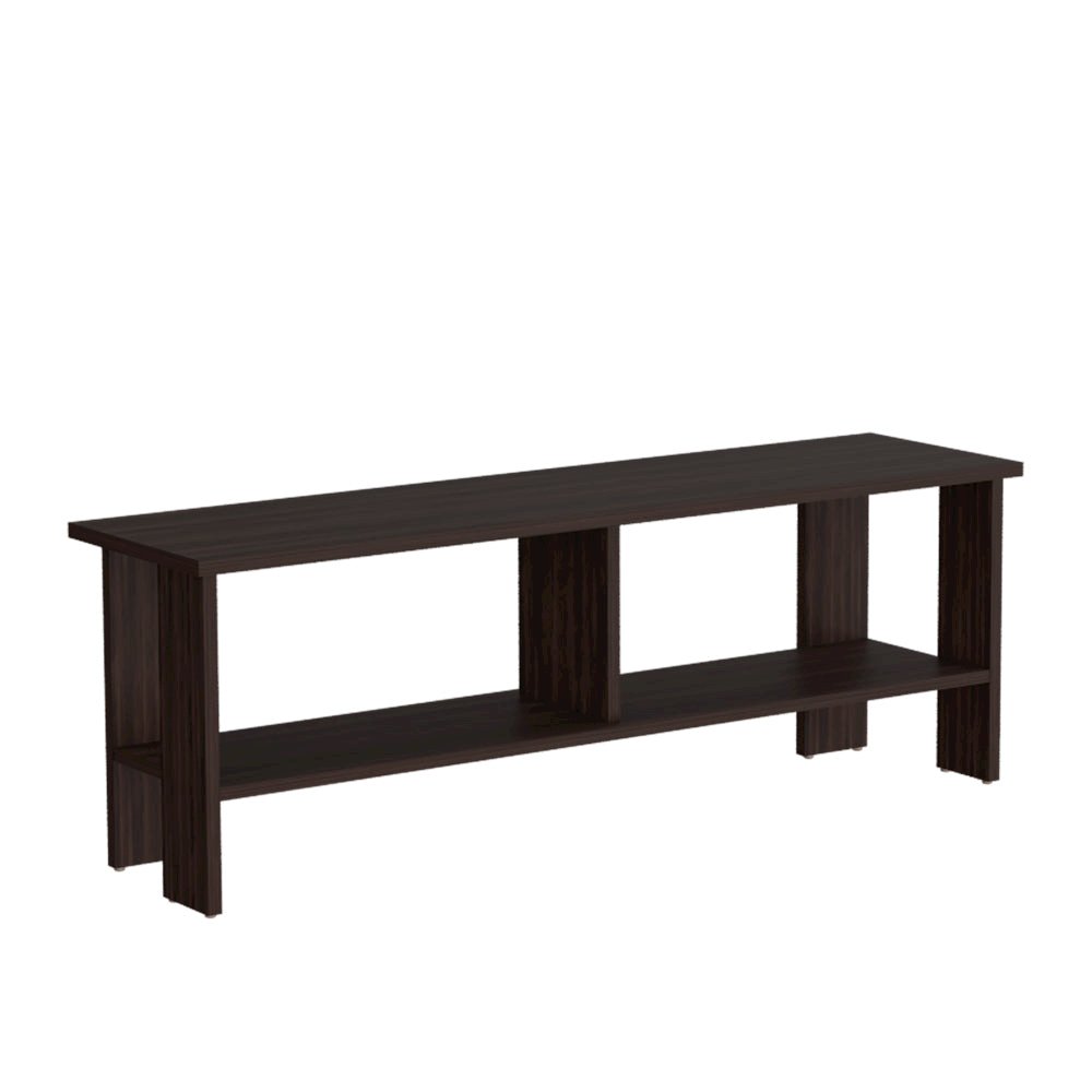 Kingsland Tv Stand, Living Room, Dark Walnut. Picture 3