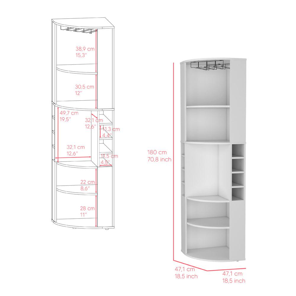 Bar Cabinet Jansen, Living Room, White. Picture 3