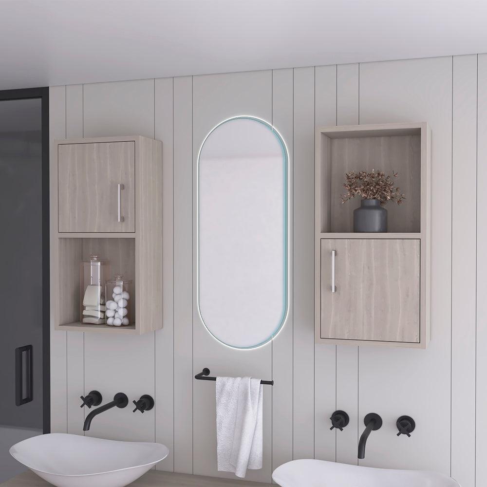 Medicine Cabinet Florence, Bathroom, White Oak. Picture 2
