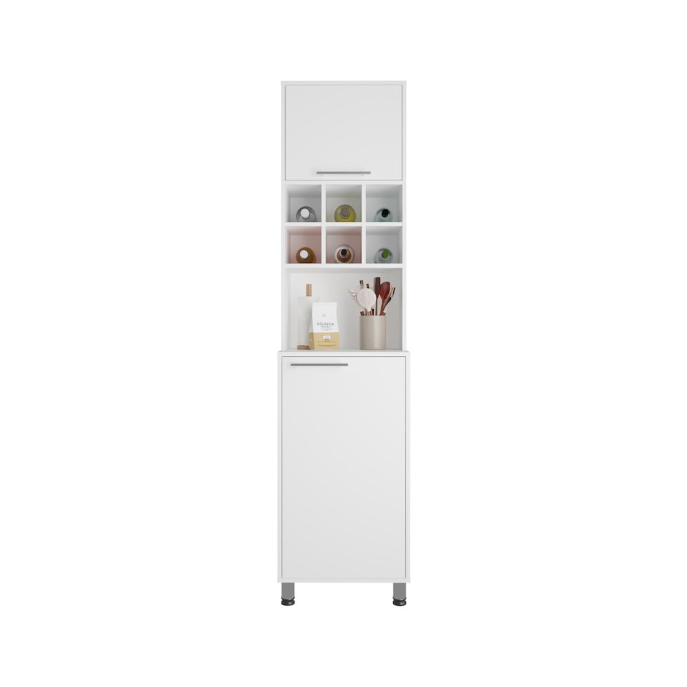 Corinth Kitchen Pantry, White. Picture 3