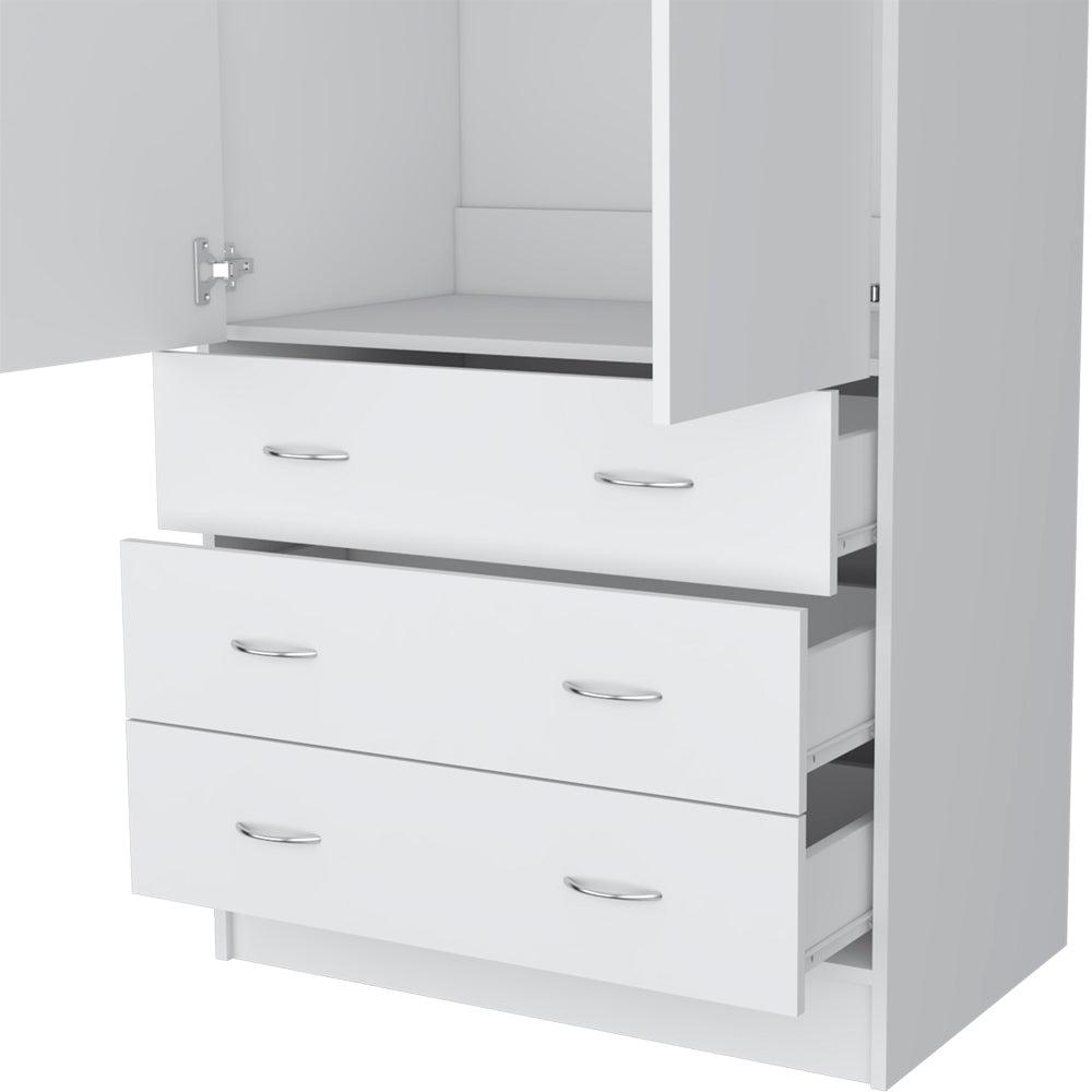 Armoire Ramey, Bedroom, White. Picture 7