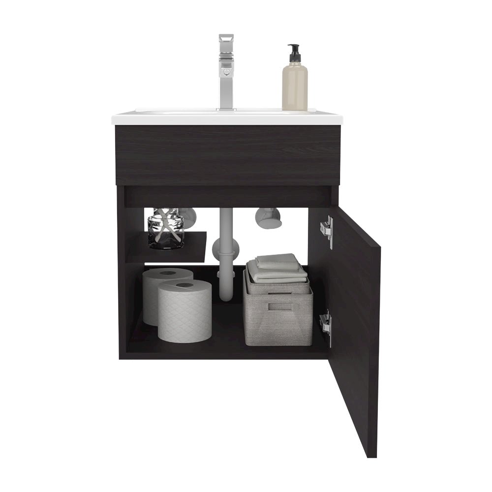 Newell Vanity Sink, Bathroom, Black. Picture 2