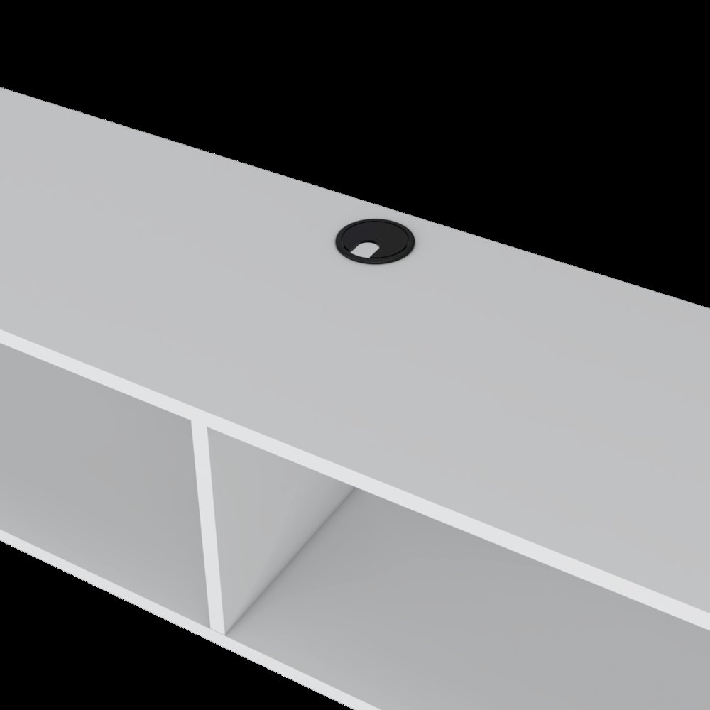 Floating Tv Stand Moore, Living Room, White. Picture 4