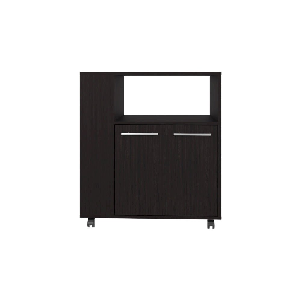 Bethesda Kitchen Cart, Kitchen, Black. Picture 2